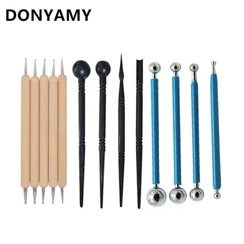 13 Pcs DIY Ball Stylus Dotting Tool Set for Clay Pottery Ceramics Sculpting Carving Modeling Rock Painting Cake Baking
13 Pcs DIY Ball Stylus Dotting Tool Set for Clay Pottery Ceramics Sculpting Carving Modeling Rock Painting Cake Baking