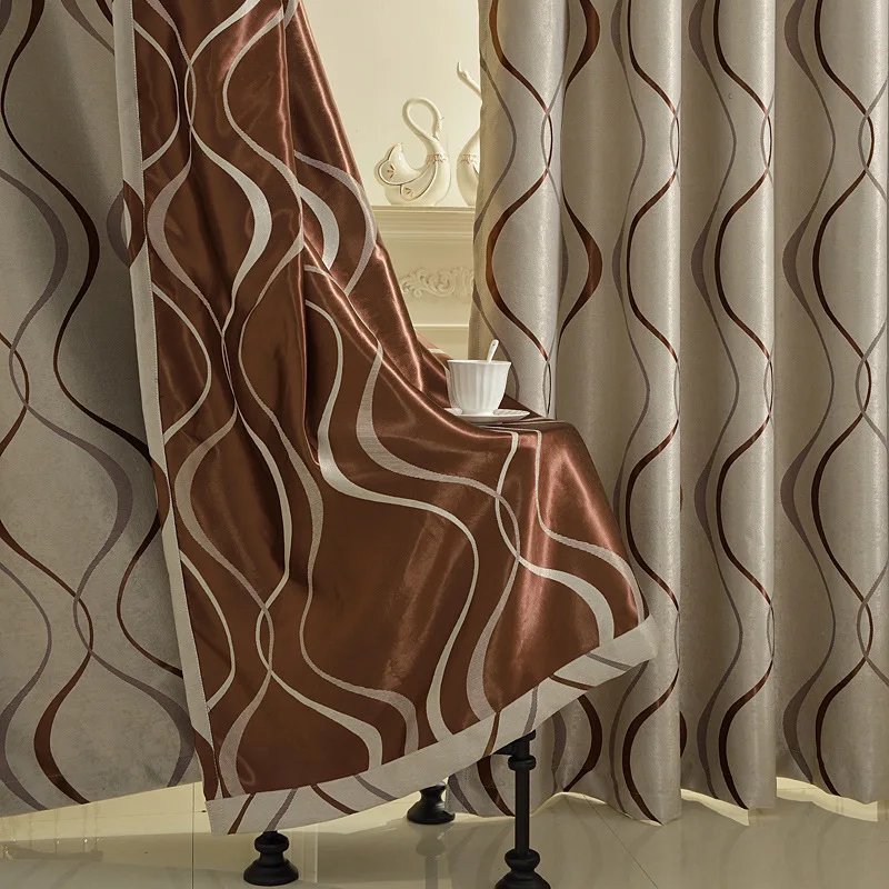 Puredown Line Embroidered Blackout Curtains for Living Room Window Panels Curtains for the Bedroom Luxury Curtains Tulles Blinds
Puredown Line Embroidered Blackout Curtains for Living Room Window Panels Curtains for the Bedroom Luxury Curtains Tulles Blinds