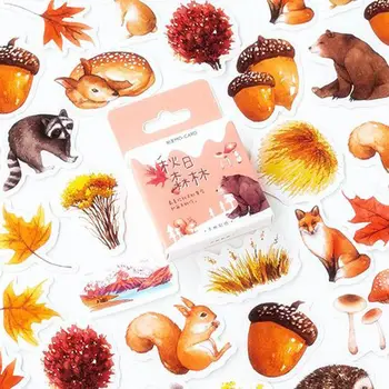 45pcs/set Japanese Paper Sticker Fall Squirrel Stationary Small Travel Diary Stickers Scrapbooking Flakes
45pcs/set Japanese Paper Sticker Fall Squirrel Stationary Small Travel Diary Stickers Scrapbooking Flakes