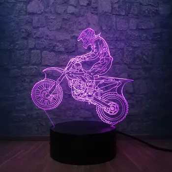 3D LED LAMP Cool Boy Extremity Motorcycle NIGHT LIGHT Multicolor RGB Gradient Table Lamp for Home Decor Birthday Christmas Gift
3D LED LAMP Cool Boy Extremity Motorcycle NIGHT LIGHT Multicolor RGB Gradient Table Lamp for Home Decor Birthday Christmas Gift
