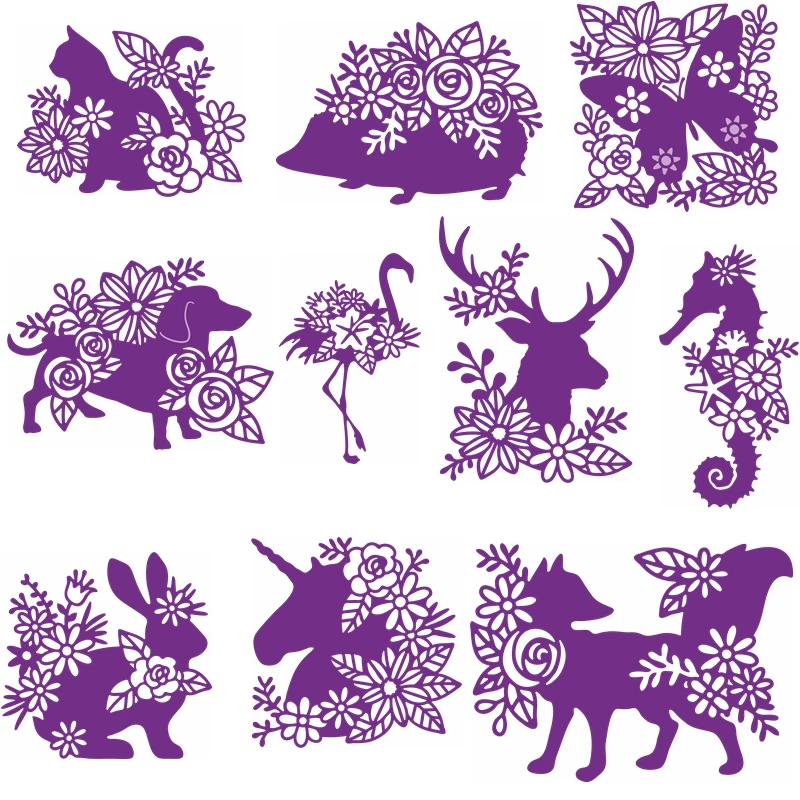 10 types Cute Animal flowers Metal Cutting Dies Stencil DIY Scrapbooking Photo Album Embossing For Gift Card Making Handcraft
10 types Cute Animal flowers Metal Cutting Dies Stencil DIY Scrapbooking Photo Album Embossing For Gift Card Making Handcraft