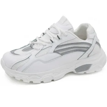 Women's Chunky Sneakers 2019 Fashion Women Platform Shoes Lace Up Pink Vulcanize Shoes Womens Female Trainers Dad Shoes T1-34
Women's Chunky Sneakers 2019 Fashion Women Platform Shoes Lace Up Pink Vulcanize Shoes Womens Female Trainers Dad Shoes T1-34