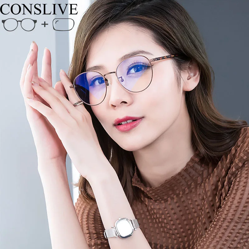 Anti Blue Light Computer Glasses for Women Dioptric Eyeglass Lenses Myopia Round Blue Light Blocking Gaming Glass JS60039
Anti Blue Light Computer Glasses for Women Dioptric Eyeglass Lenses Myopia Round Blue Light Blocking Gaming Glass JS60039