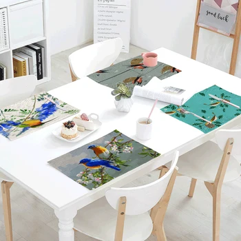 Spring Bird Table Napkin Bird Nest Hummingbird Pattern 42*32cm Linen Material Tablecloth Tableware Decoration Creative Placemat
Spring Bird Table Napkin Bird Nest Hummingbird Pattern 42*32cm Linen Material Tablecloth Tableware Decoration Creative Placemat