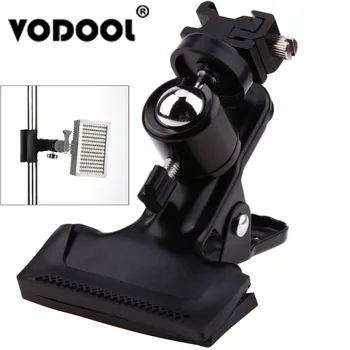 VODOOL Professional Metal Photo Studio Backdrop Clamp Ball Head Hot Shoe Adapter Flash Light Stand Bracket w 1/4 standard thread
VODOOL Professional Metal Photo Studio Backdrop Clamp Ball Head Hot Shoe Adapter Flash Light Stand Bracket w 1/4 standard thread