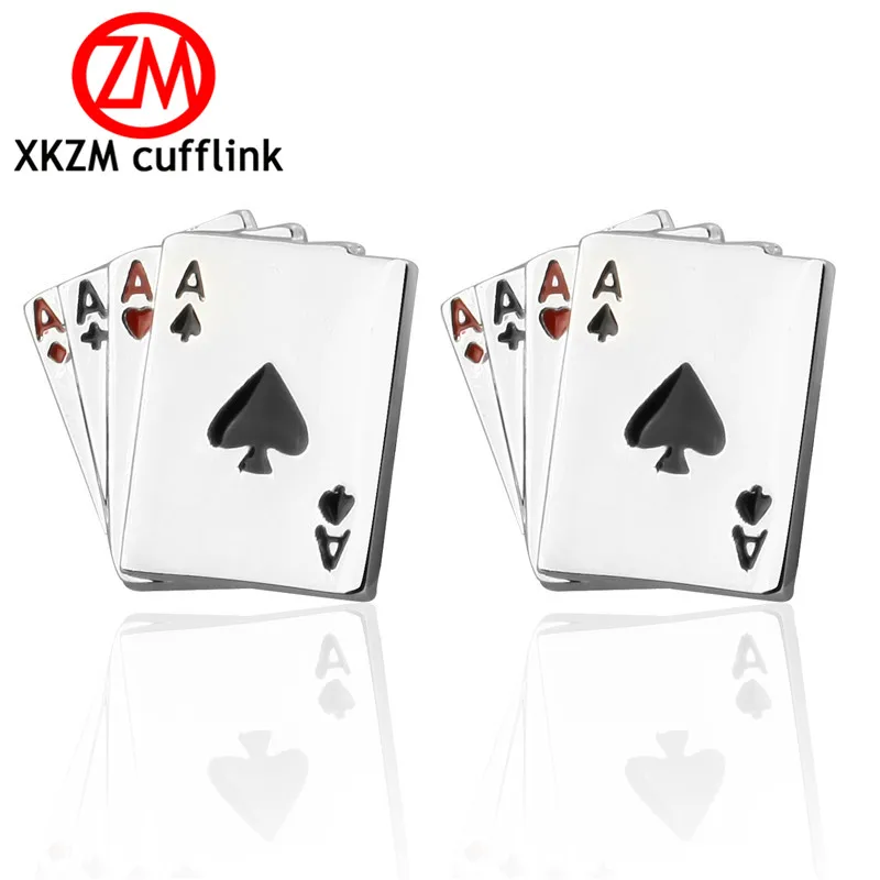Hot Fashion Punk Men Poker Cufflinks Male Men French Shirt Cuff Links Cards Design Cufflink Cuff Button men's Jewelry Party gift
Hot Fashion Punk Men Poker Cufflinks Male Men French Shirt Cuff Links Cards Design Cufflink Cuff Button men's Jewelry Party gift