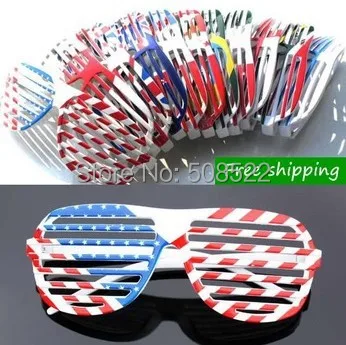 14.5*5cm Support custom USA/England flag shutter glasses,dance party glasses, Shutter Glasses for Rave Party Bars
14.5*5cm Support custom USA/England flag shutter glasses,dance party glasses, Shutter Glasses for Rave Party Bars