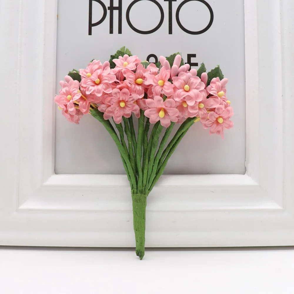 12pcs-Mini-Silk-Artificial-Flower-Stamen-Plum-Bouquet-For-Wedding-Decoration-DIY-Scrapbooking-Decorative-Wreath-Fake(9)
