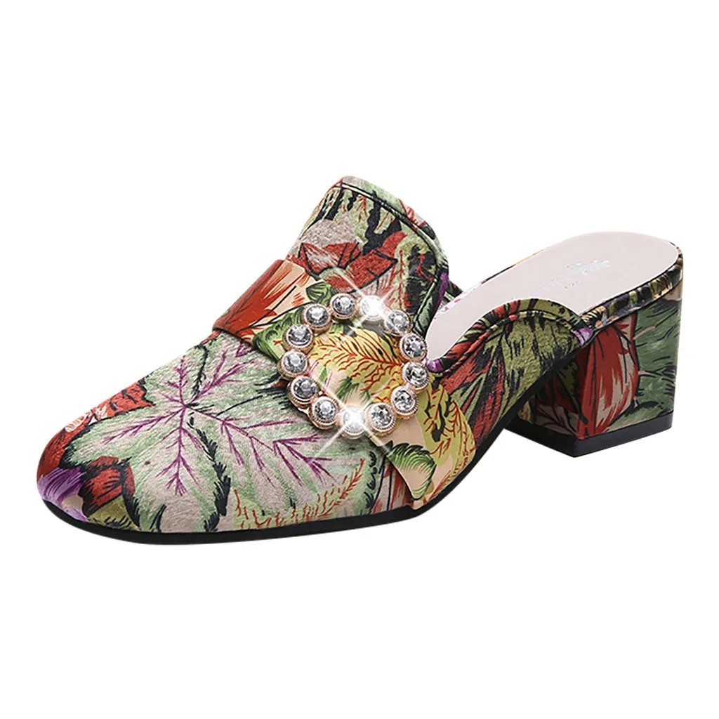 SAGACE Women's Wild Toe Slippers Fashion Embroidered Flower Thick With Mid Heel Sandals Sexy Outside Women Sandals Ladies Shoes
SAGACE Women's Wild Toe Slippers Fashion Embroidered Flower Thick With Mid Heel Sandals Sexy Outside Women Sandals Ladies Shoes