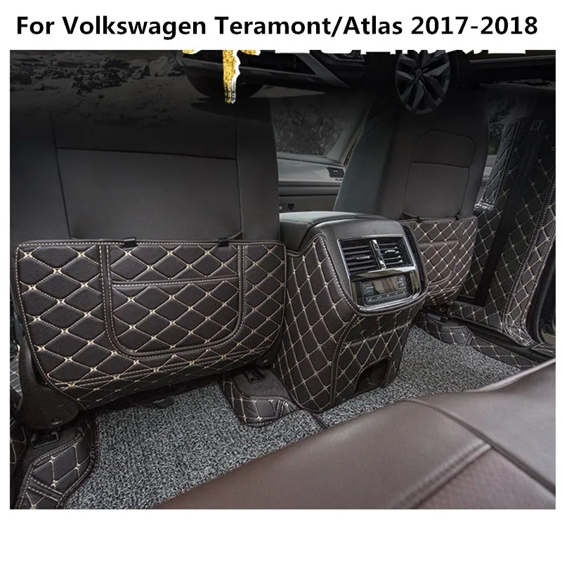 Car fully enclosed rear seat leather anti-kick pad middle column protection pad For Volkswagen Teramont/Atlas 2017-2018
Car fully enclosed rear seat leather anti-kick pad middle column protection pad For Volkswagen Teramont/Atlas 2017-2018