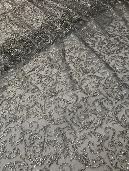 Newest Cyndi-1011113 african tulle mesh fabric sparkly glued glitter sequins lace fabric for party dress 
Newest Cyndi-1011113 african tulle mesh fabric sparkly glued glitter sequins lace fabric for party dress