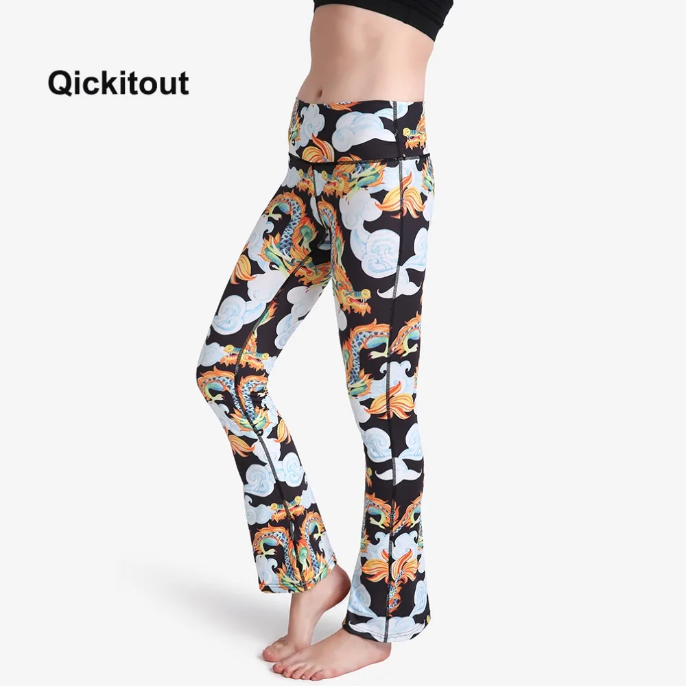 Chinese Style Dragon Print Women's High Waist Thin Bell-bottom Pants Slim Casual Pants Sexy Long Pants Leggings
Chinese Style Dragon Print Women's High Waist Thin Bell-bottom Pants Slim Casual Pants Sexy Long Pants Leggings