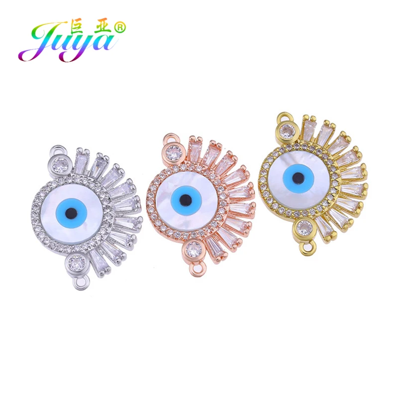 Juya Women Men's Bracelets Jewelry Material Handmade Charms Evil Eye Shell Connectors Accessories For Needlework Jewelry Making
Juya Women Men's Bracelets Jewelry Material Handmade Charms Evil Eye Shell Connectors Accessories For Needlework Jewelry Making