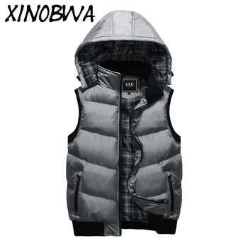 Europe Man Fashion Sleeveless Jacket Thick Warm Cotton Multi Pocket Vest With Hooded Men Plus Size Casual Detachable Hooded Vest
Europe Man Fashion Sleeveless Jacket Thick Warm Cotton Multi Pocket Vest With Hooded Men Plus Size Casual Detachable Hooded Vest