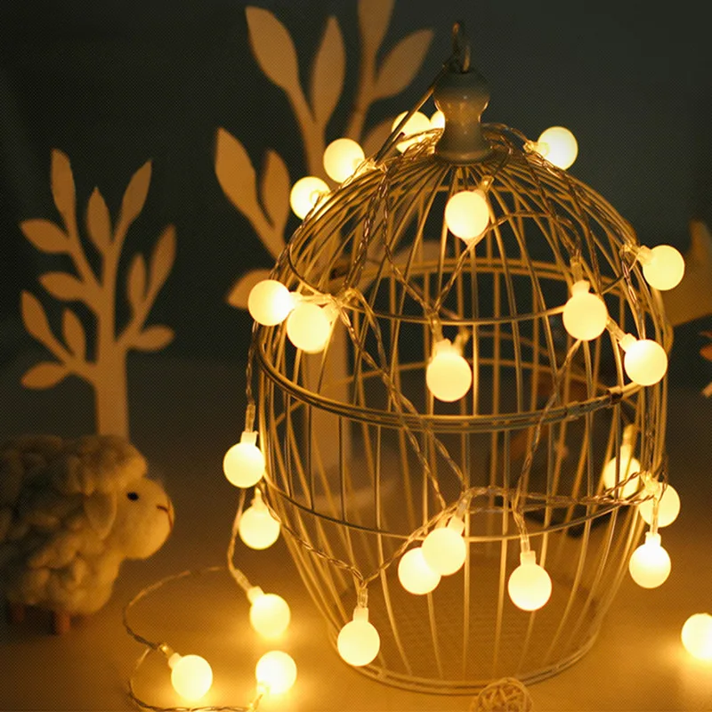 10M 20M 30M Led String Lights White Ball AC110V/220V Holiday Decor Lamp Festival Christmas Lightoutdoor Garland Reform Lighting
10M 20M 30M Led String Lights White Ball AC110V/220V Holiday Decor Lamp Festival Christmas Lightoutdoor Garland Reform Lighting