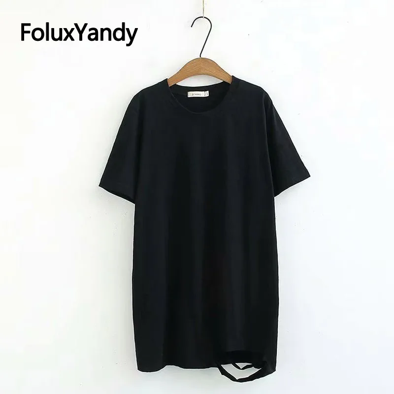 Hole Summer Tops 2019 New Tees Pullovers Women Short Sleeve T-shirts Black White Casual Loose Plus Size Tops KKFY3478
Hole Summer Tops 2019 New Tees Pullovers Women Short Sleeve T-shirts Black White Casual Loose Plus Size Tops KKFY3478