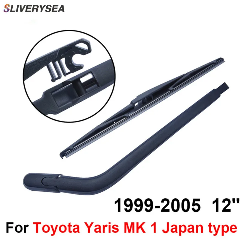 Rear Windscreen Wiper and Arm For Toyota Yaris 1 Japan type 1999-2005 12'' 5 door Hatchback High Quality Natural Rubber
Rear Windscreen Wiper and Arm For Toyota Yaris 1 Japan type 1999-2005 12'' 5 door Hatchback High Quality Natural Rubber