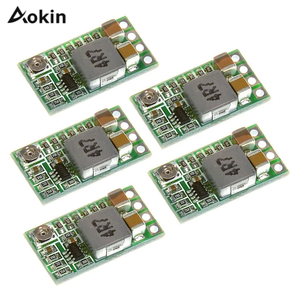 Mini DC-DC 12-24V To 5V 3A Step Down Power Supply Module Voltage Buck Converter Adjustable 97.5% 1.8V 2.5V 3.3V 5V 9V 12V Module
Mini DC-DC 12-24V To 5V 3A Step Down Power Supply Module Voltage Buck Converter Adjustable 97.5% 1.8V 2.5V 3.3V 5V 9V 12V Module