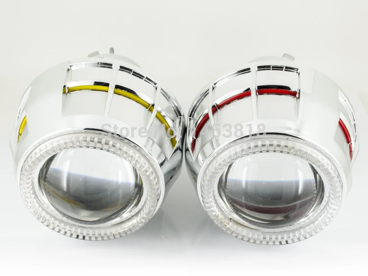 2PCS 2.8" inch HID Bi- Double Headlight Projector Lens Kit lenses12v 24v For H1 H3 H7 H11 9005 9006 Bulb CCFL Angel Eye RHD
2PCS 2.8" inch HID Bi- Double Headlight Projector Lens Kit lenses12v 24v For H1 H3 H7 H11 9005 9006 Bulb CCFL Angel Eye RHD