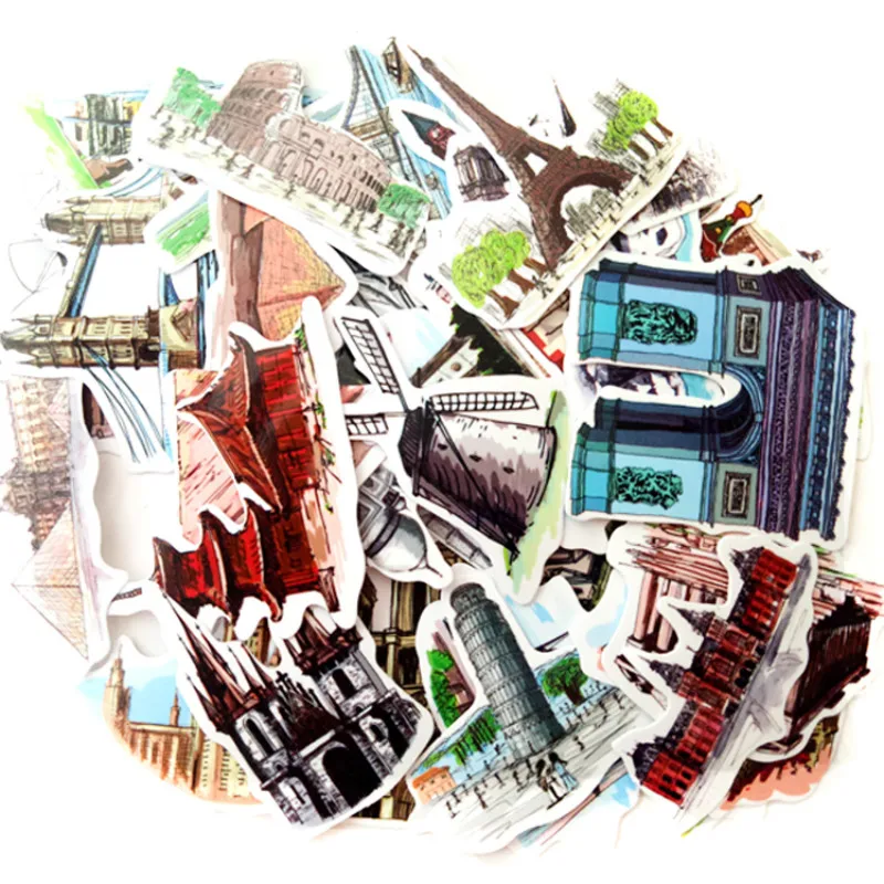 World famous buildings Style Hand Drawing Line Animals Food Decorative Stickers DIY Diary Planner Scrapbook toy Sticker
World famous buildings Style Hand Drawing Line Animals Food Decorative Stickers DIY Diary Planner Scrapbook toy Sticker