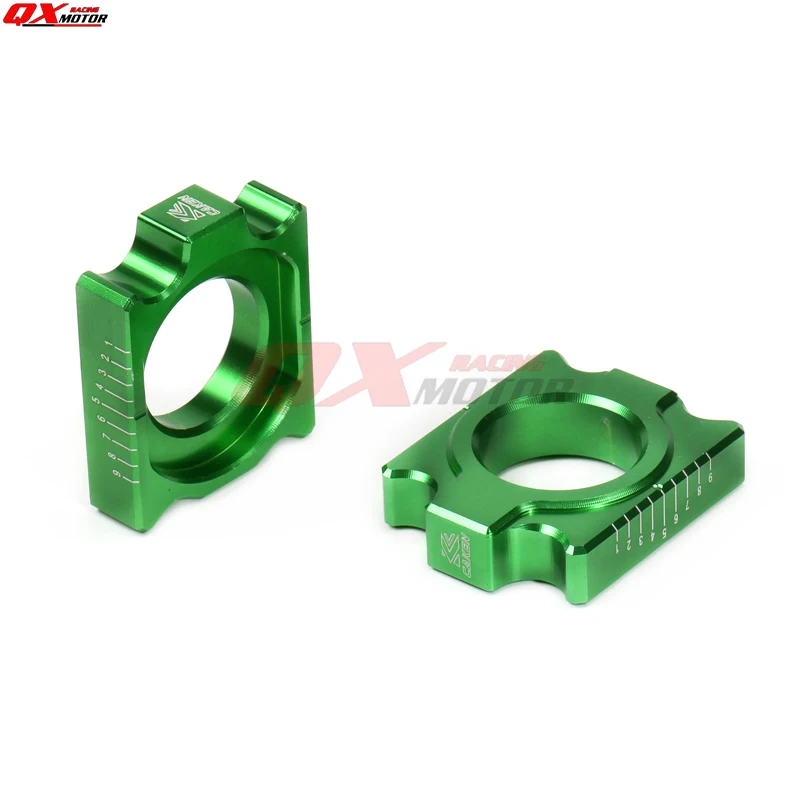 CNC Billet Axle Block Chain Adjuster For KX125 250 KX250 450F KLX450R Dirt Bike MX Motocross Off Road Motorcycle Free shipping
CNC Billet Axle Block Chain Adjuster For KX125 250 KX250 450F KLX450R Dirt Bike MX Motocross Off Road Motorcycle Free shipping