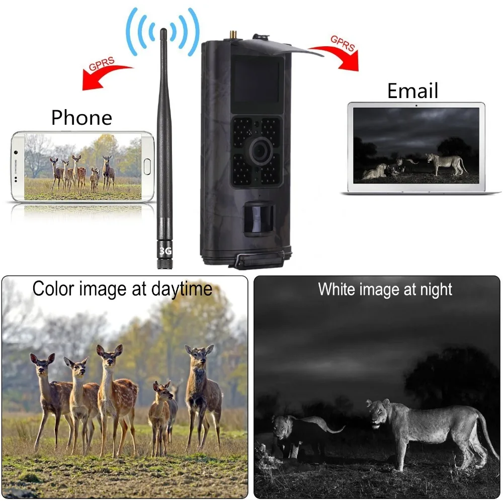 Фотоловушка HC700G HC700M 16 МП 1080P 0. для дикой природы|camera traps 3g|camera traptrail camera |