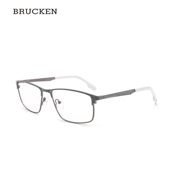 Metal Men Eyeglasses Frame Fashion Square Myopia Transparent Gray Glasses Spectacle Men Eyewear High Quality#1212C4
Metal Men Eyeglasses Frame Fashion Square Myopia Transparent Gray Glasses Spectacle Men Eyewear High Quality#1212C4