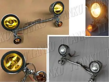 Metal Turn Signal Driving Passing Fog Spot Light Bar For Honda Shadow Spirit Sabre Aero ACE Steed VLX 400 600 1100 DLX VTX1300
Metal Turn Signal Driving Passing Fog Spot Light Bar For Honda Shadow Spirit Sabre Aero ACE Steed VLX 400 600 1100 DLX VTX1300