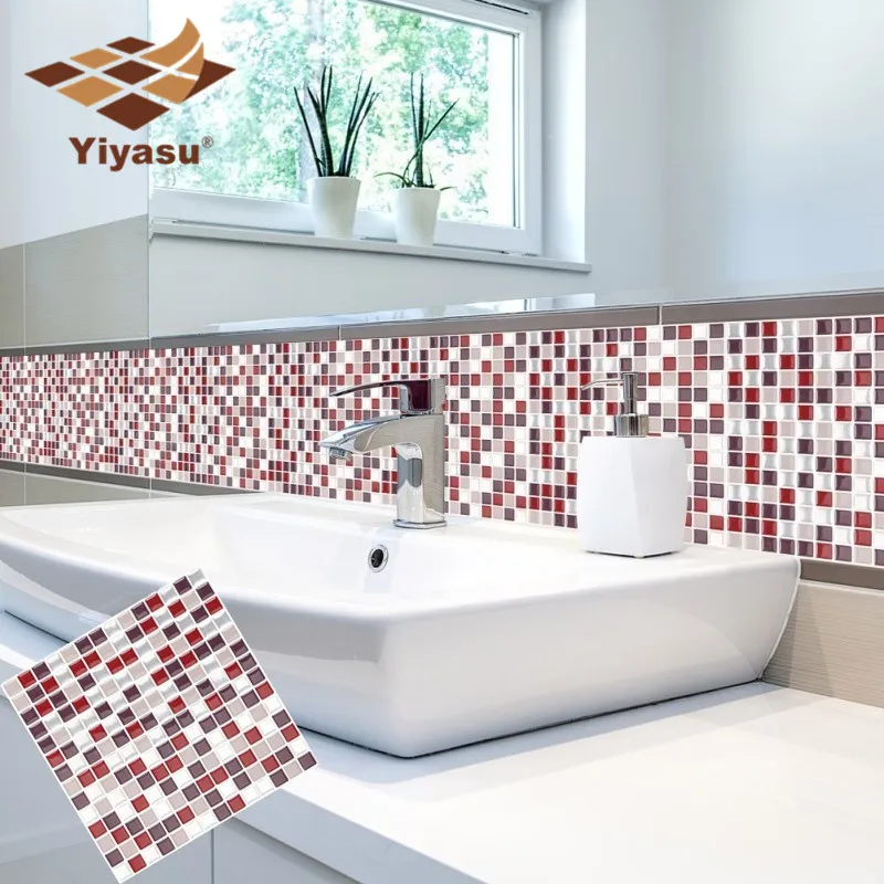 Mosaic Self Adhesive Tile Backsplash Wall Sticker Vinyl Bathroom Kitchen Home Decor DIY W5
Mosaic Self Adhesive Tile Backsplash Wall Sticker Vinyl Bathroom Kitchen Home Decor DIY W5