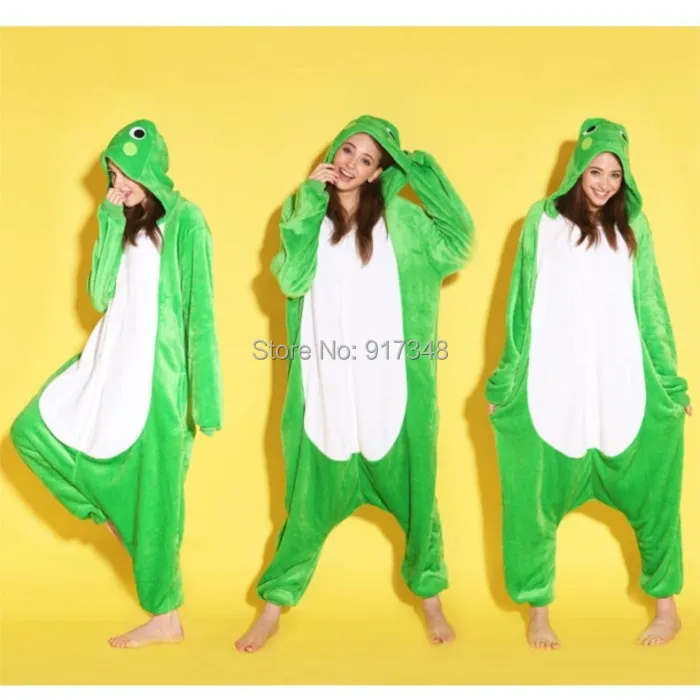Cartoon Animal Cosplay Kigurumi Frog Onesies Pajamas Jumpsuit Hoodies Adults Cos Costume for Halloween and Carnival
Cartoon Animal Cosplay Kigurumi Frog Onesies Pajamas Jumpsuit Hoodies Adults Cos Costume for Halloween and Carnival
