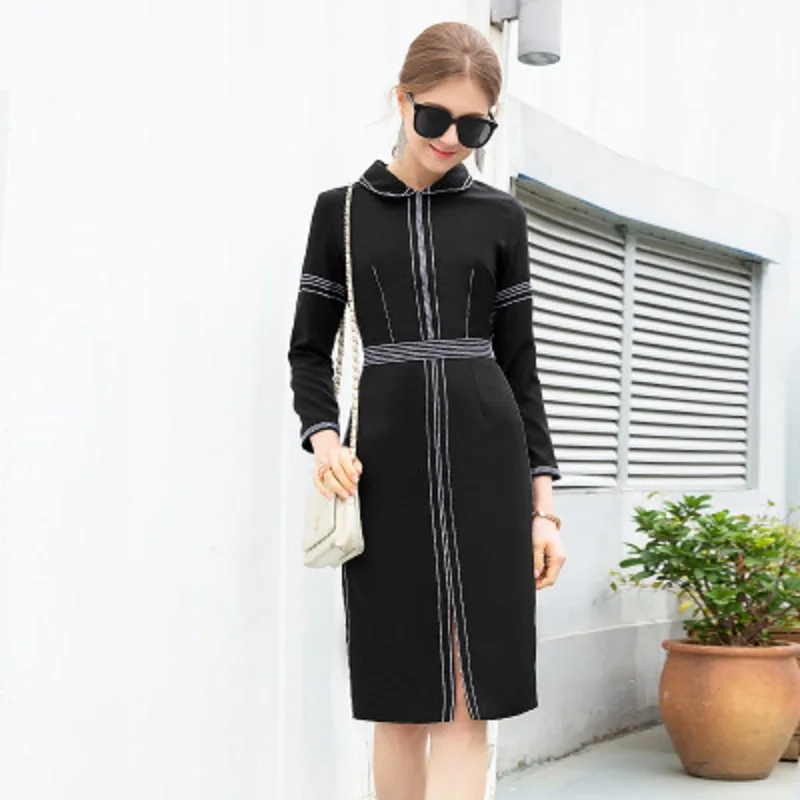 Office Lady Dress Runway 2019 new spring Women ladies dress Clothing party Christmas pencil vintage Autumn dresses black
Office Lady Dress Runway 2019 new spring Women ladies dress Clothing party Christmas pencil vintage Autumn dresses black