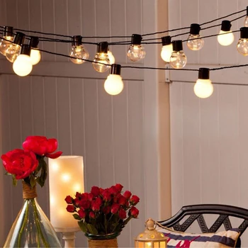 Foxanon 5M LED Christmas String Light 220V 110V 20LEDs G40 Garland fairy lights for Wedding Party Xmas Garden Outdoor Decorative
Foxanon 5M LED Christmas String Light 220V 110V 20LEDs G40 Garland fairy lights for Wedding Party Xmas Garden Outdoor Decorative
