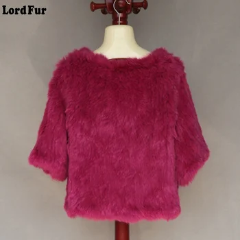 (TopFurMall) Lady Real Knitted Rabbit Fur Jacket Coat O-Neck Autumn Winter Genuine Women Fur Pullover Outerwear Coats LF4030
(TopFurMall) Lady Real Knitted Rabbit Fur Jacket Coat O-Neck Autumn Winter Genuine Women Fur Pullover Outerwear Coats LF4030
