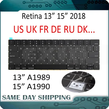 Mid 2018 New for Macbook Pro Retina 13" 15" A1989 A1990 Keyboard US UK English French German Russian Danish Italian Keyboards
Mid 2018 New for Macbook Pro Retina 13" 15" A1989 A1990 Keyboard US UK English French German Russian Danish Italian Keyboards