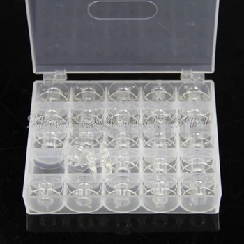 Hot Selling 25Pcs Plastic Empty Bobbins Case Tool Bag Box For Brother Janome Singer Sewing Machine G08 Whosale&DropShip
Hot Selling 25Pcs Plastic Empty Bobbins Case Tool Bag Box For Brother Janome Singer Sewing Machine G08 Whosale&DropShip