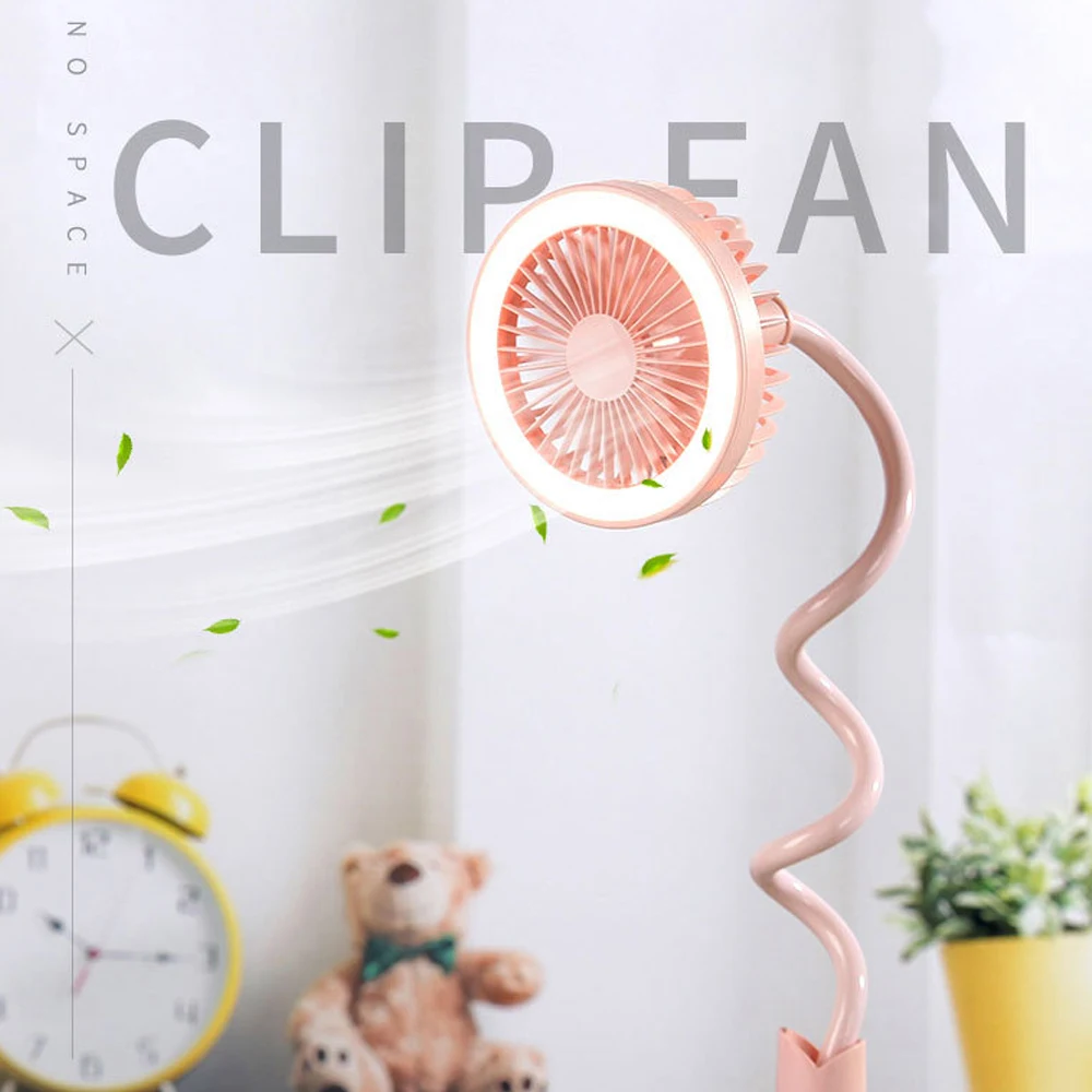 Portable Desktop USB Fan Flexible With LED Light 2 Speed Adjustable Cooler Mini Fan For Student
Portable Desktop USB Fan Flexible With LED Light 2 Speed Adjustable Cooler Mini Fan For Student