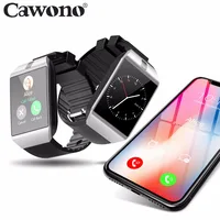 Cawono Bluetooth Relogio Smart Watch DZ09 Smartwatch Anti-lost SIM TF Card Wearable Devices with Camera for Apple Android VS Y1 image
