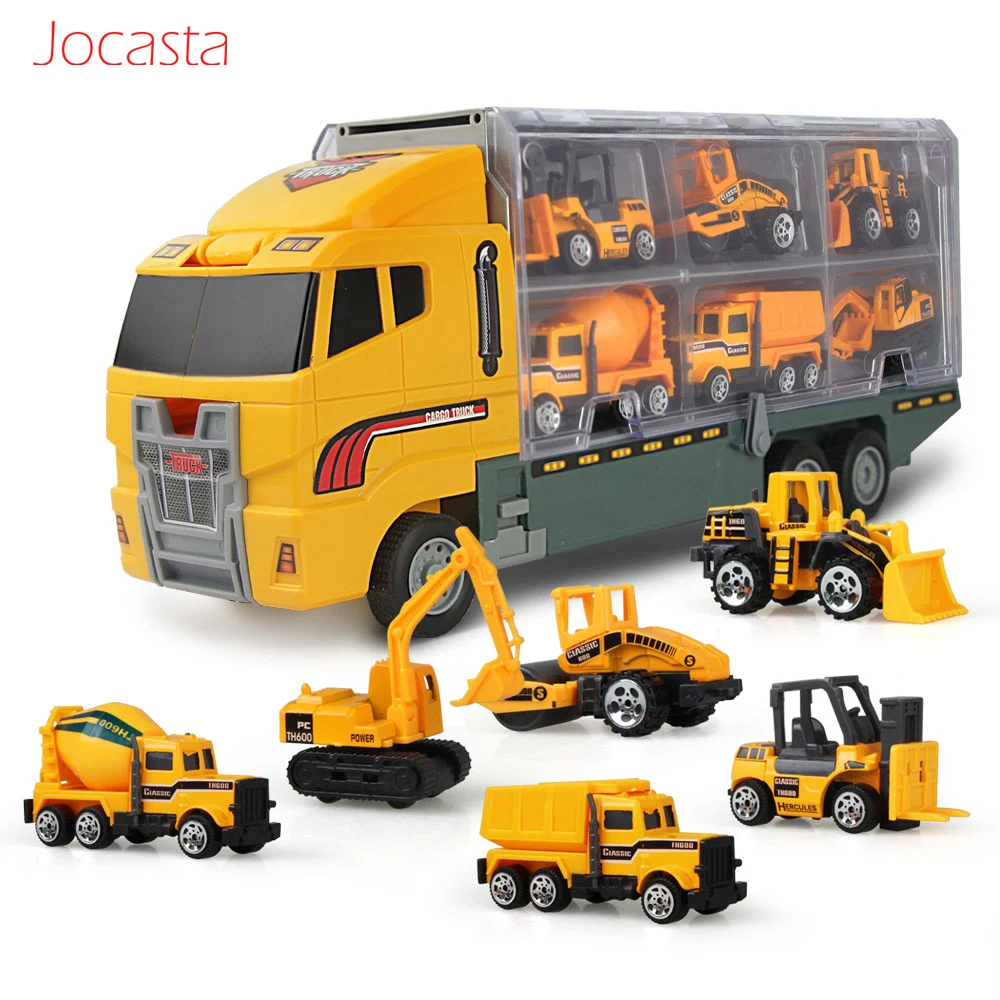 7 in 1 Alloy Diecast Metal Cars Vehicles Truck Toys Metal Alloy Cars Toy Engineering Truck 1:64 Scale Model Car Toys for Boys
7 in 1 Alloy Diecast Metal Cars Vehicles Truck Toys Metal Alloy Cars Toy Engineering Truck 1:64 Scale Model Car Toys for Boys