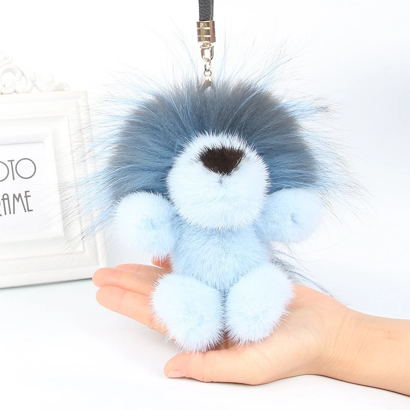 Luxury Christmas Gift Genuine mink Fur Keychain animal Lion Key ring bag Pendant gift car pendant accessories key rings Present
Luxury Christmas Gift Genuine mink Fur Keychain animal Lion Key ring bag Pendant gift car pendant accessories key rings Present