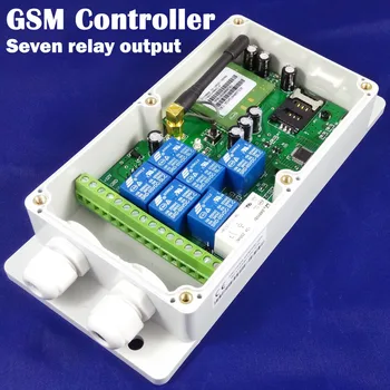 GSM-RELAY Direct factory Seven relay output GSM controller for industrial remote control
GSM-RELAY Direct factory Seven relay output GSM controller for industrial remote control