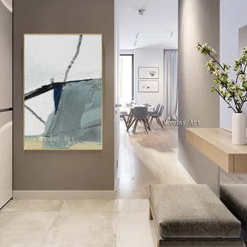 Modern Abstract painting hand painted Canvas oil Painting wall Pictures Posters For Living Room Entrada Home Decoration No Frame 
Modern Abstract painting hand painted Canvas oil Painting wall Pictures Posters For Living Room Entrada Home Decoration No Frame