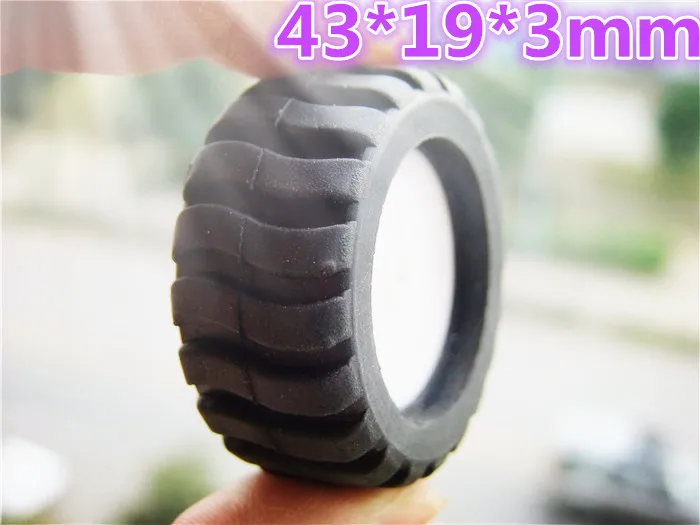 1pcs/lot K346B 43*19*3mm D-hole Rubber Wheel Suitable for N20 Motor D Shaft Tire Car Robot DIY Toys Parts Sell At A Loss USA
1pcs/lot K346B 43*19*3mm D-hole Rubber Wheel Suitable for N20 Motor D Shaft Tire Car Robot DIY Toys Parts Sell At A Loss USA