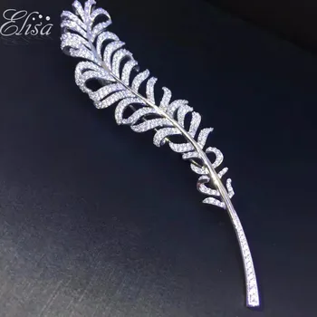 Customized Luxury S925 Sterling Silver Leaf/Feather Brooch Women/Men Netural Breastpin Jewelry Brooch
Customized Luxury S925 Sterling Silver Leaf/Feather Brooch Women/Men Netural Breastpin Jewelry Brooch