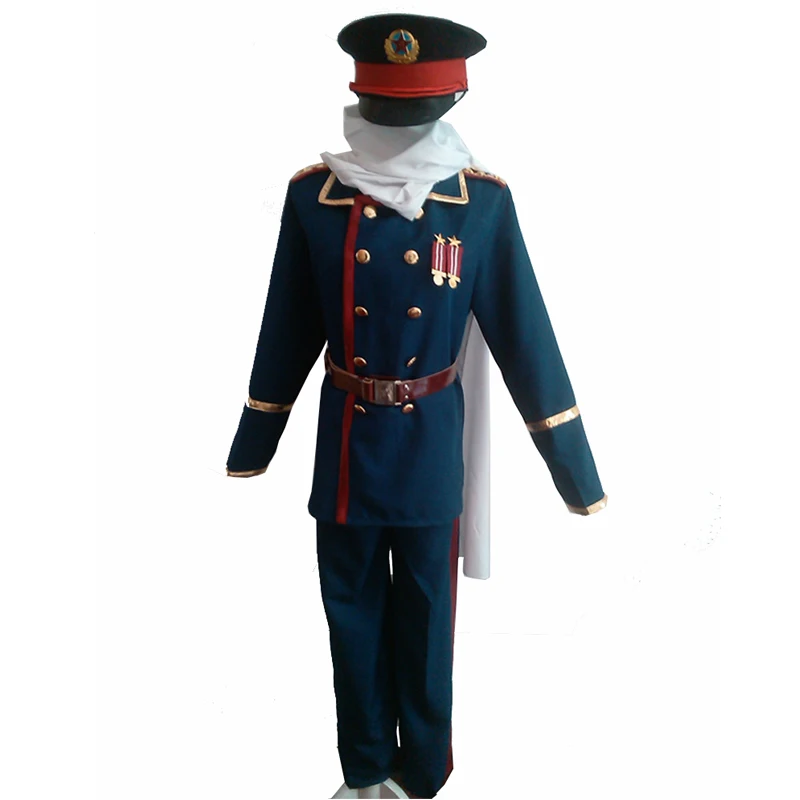 2017 Japanese Anime Axis Powers Hetalia APH Soviet Union Russia Ivan Braginsky Cosplay Costume Army Uniform
2017 Japanese Anime Axis Powers Hetalia APH Soviet Union Russia Ivan Braginsky Cosplay Costume Army Uniform