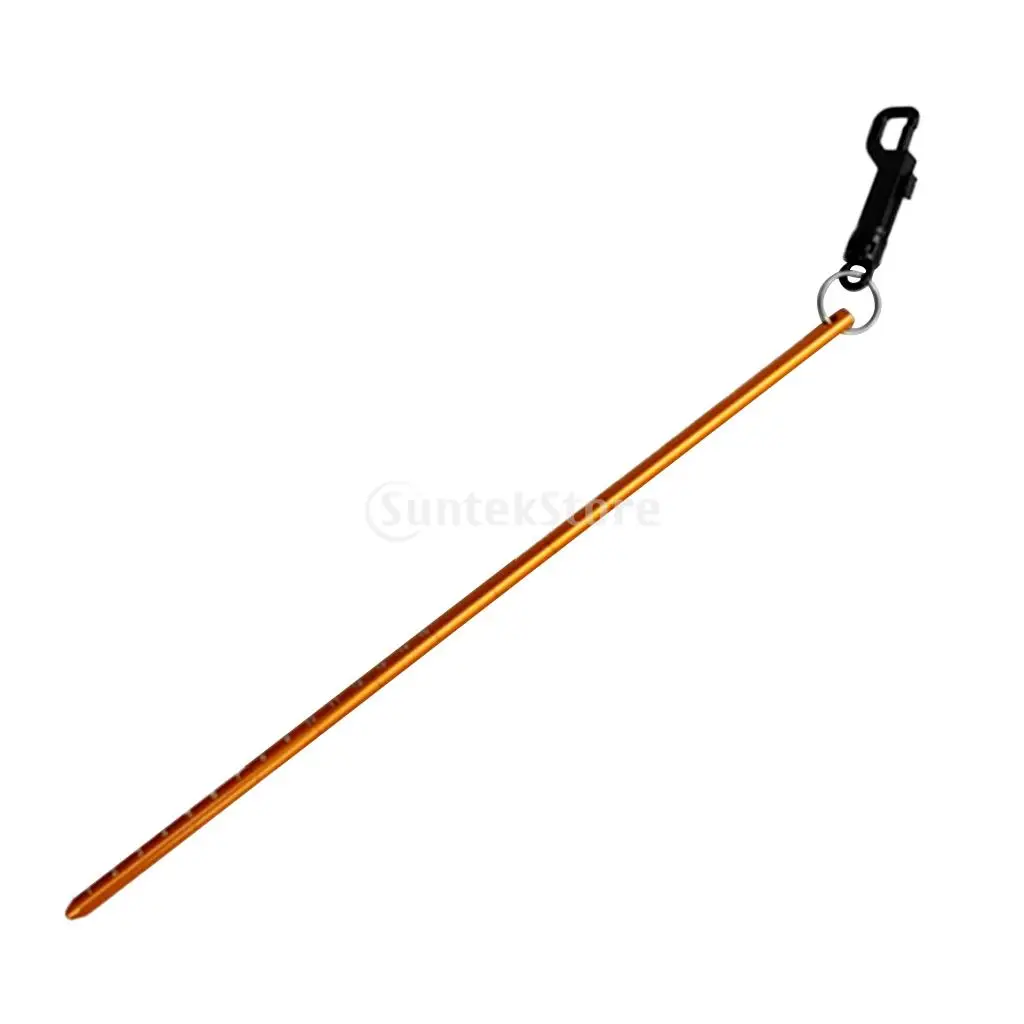 Portable Durable Aluminum Scuba Diving Diver Lobster Tickle Pointer Stick Rod Tank Banger with Bolt Snap Clip - Choose Color