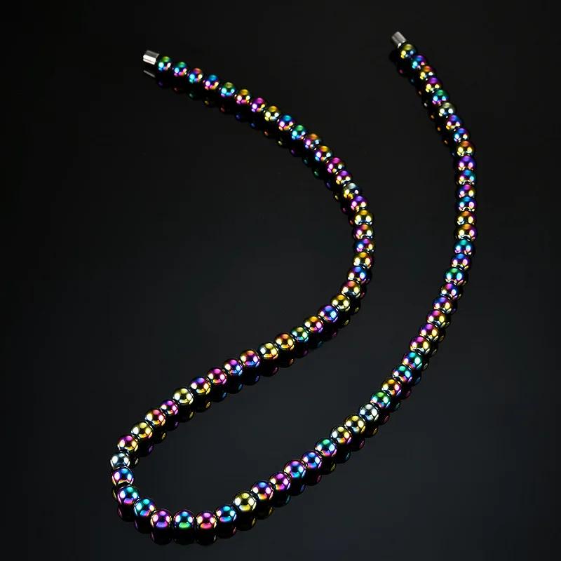 Match-Right Women Health Energy Healing AB Hematite with Magnetic Therapy of Beads Necklace for Women Jewelry LG086
Match-Right Women Health Energy Healing AB Hematite with Magnetic Therapy of Beads Necklace for Women Jewelry LG086