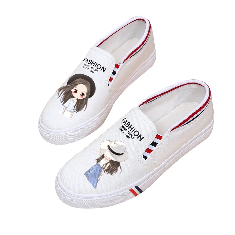 2019 spring summer graffiti canvas shoes cartoon shoes lazy shoes flat female students shoes version of the wild woman shoes
2019 spring summer graffiti canvas shoes cartoon shoes lazy shoes flat female students shoes version of the wild woman shoes