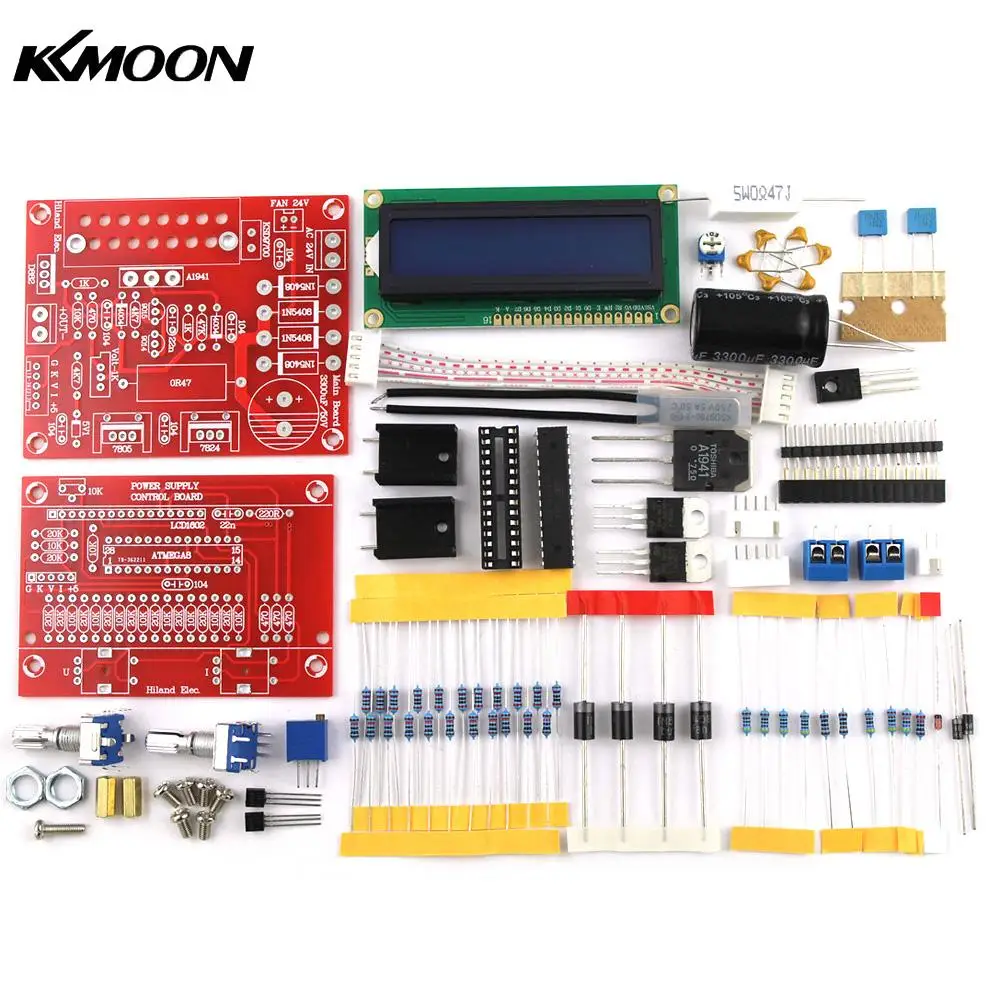 Adjustable DC Regulated Power Supply DIY Kit LCD Display Regulated Power KitShort-circuit/Current-limit Protection 0-28V 0.01-2A
Adjustable DC Regulated Power Supply DIY Kit LCD Display Regulated Power KitShort-circuit/Current-limit Protection 0-28V 0.01-2A
