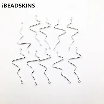 New arrival! 50x20mm 100pcs zinc alloy twists connectors for earrings accessories/Earring parts/Jewelry Findings Components DIY
New arrival! 50x20mm 100pcs zinc alloy twists connectors for earrings accessories/Earring parts/Jewelry Findings Components DIY