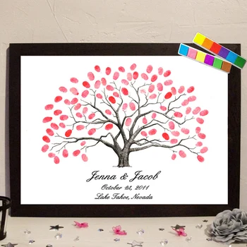 HAOCHU Waterproof Canvas Painting Guest Book Wedding Party Fingerprint Signature Tree Mariage Birthday Graduation Supplies
HAOCHU Waterproof Canvas Painting Guest Book Wedding Party Fingerprint Signature Tree Mariage Birthday Graduation Supplies